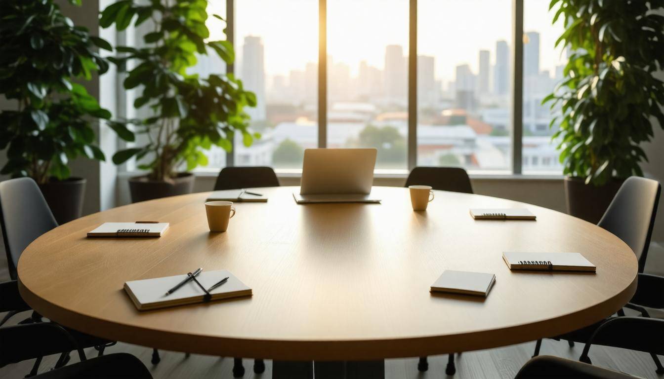 Calm conference room