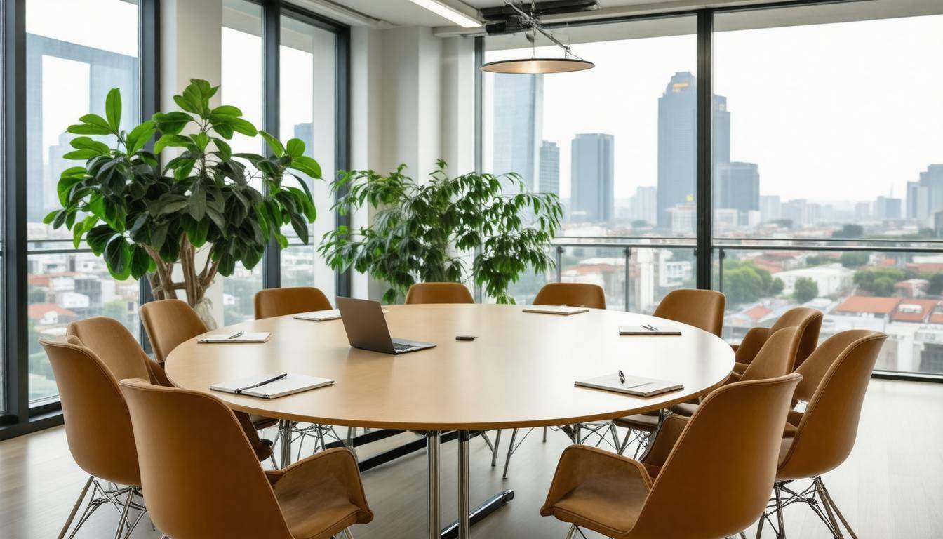 Empty collaborative workspace