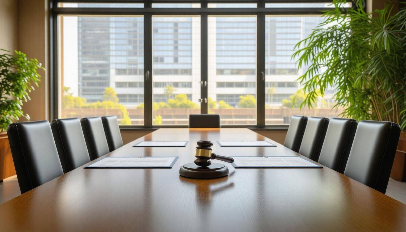 Empty negotiation table