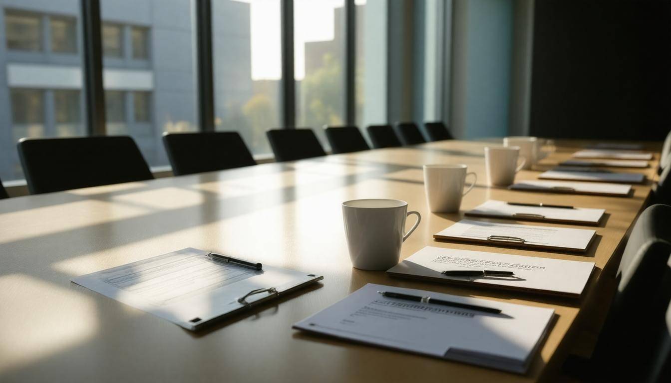 Negotiation meeting setup